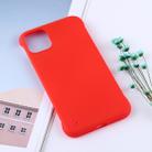 Anti-skidding PC Protective Case for iPhone 11(Red) - 1