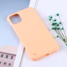 Anti-skidding PC Protective Case for iPhone 11(Apricot) - 1