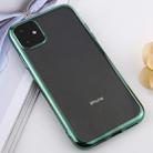 Transparent TPU Anti-Drop And Waterproof Mobile Phone Protective Case for iPhone 11 (Green) - 1