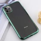 Transparent TPU Anti-Drop And Waterproof Mobile Phone Protective Case for iPhone 11 Pro Max (Green) - 1