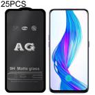 25 PCS AG Matte Frosted Full Cover Tempered Glass For OPPO Reno - 1