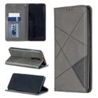 Rhombus Texture Horizontal Flip Magnetic Leather Case with Holder & Card Slots For Xiaomi Redmi K20 / K20 Pro / Mi 9T(Grey) - 1