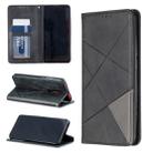 Rhombus Texture Horizontal Flip Magnetic Leather Case with Holder & Card Slots For Xiaomi Redmi K20 / K20 Pro / Mi 9T(Black) - 1