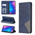 Rhombus Texture Horizontal Flip Magnetic Leather Case with Holder & Card Slots For Xiaomi Redmi Note 7(Blue) - 1
