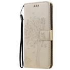 Tree & Cat Pattern Pressed Printing Horizontal Flip PU Leather Case with Holder & Card Slots & Wallet & Lanyard For Vivo Y93 / Y91 / Y95(Gold) - 2
