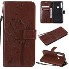 Tree & Cat Pattern Pressed Printing Horizontal Flip PU Leather Case with Holder & Card Slots & Wallet & Lanyard For Huawei P Smart Z / Y9 Prime 2019(Brown) - 1
