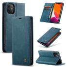 CaseMe-013 Multifunctional Horizontal Flip Leather Case with Card Slot & Holder & Wallet for iPhone 11(Blue) - 2