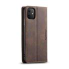 CaseMe-013 Multifunctional Horizontal Flip Leather Case with Card Slot & Holder & Wallet for iPhone 11(coffee) - 3