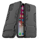 Shockproof PC + TPU Case with Holder for 11(Black) - 1