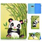 Colored Drawing Pattern Horizontal Flip PU Leather Case with Holder & Card Slots & Sleep / Wake-up Function for Galaxy Tab S5e 10.5 / T720 / T725(Panda) - 1