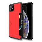 DUX DUCIS Pocard Series Shockproof Back Case with Holder & Card Slots for iPhone 11(Red) - 1