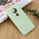 Solid Color Liquid Silicone Shockproof Full Coverage Case For Motorola Moto G7 Play(Green) - 1