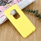 Solid Color Liquid Silicone Shockproof Full Coverage Case For Motorola One Zoom(Yellow) - 1
