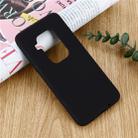 Solid Color Liquid Silicone Shockproof Full Coverage Case For Motorola One Zoom(Black) - 1