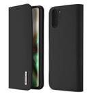 DUX DUCIS Wish Series Horizontal Flip Leather Case with Holder & Card Slots for Galaxy Note 10+(Black) - 1