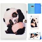 Colored Drawing Pattern Horizontal Flip PU Leather Case with Holder & Card Slots For Galaxy Tab A 10.1 (2019) / T510 / T515(Beckoning Panda) - 1