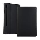 Voltage Elastic Texture Horizontal Flip Leather Case for Galaxy Tab S6 T860, with Holder(Black) - 1