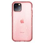 For iPhone 11 Pro ROCK Shiny Series Shockproof TPU + PC Protective Case (Transparent Pink) - 1