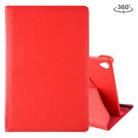 Litchi Texture Horizontal Flip 360 Degrees Rotation Leather Case with Holder for Huawei MediaPad M6 10.8(Red) - 1