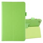 Litchi Texture Horizontal Flip Leather Case with Holder for Galaxy Tab A8.0 T290(Green) - 1