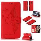 Feather Pattern Litchi Texture Horizontal Flip Leather Case with Wallet & Holder & Card Slots For LG Stylo 5(Red) - 1