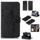 Feather Pattern Litchi Texture Horizontal Flip Leather Case with Wallet & Holder & Card Slots For Motorola Moto G7 Power(Black) - 1