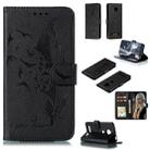 Feather Pattern Litchi Texture Horizontal Flip Leather Case with Wallet & Holder & Card Slots For Motorola Moto Z4 Play(Black) - 1