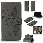 Feather Pattern Litchi Texture Horizontal Flip Leather Case with Wallet & Holder & Card Slots For Xiaomi Mi CC9(Gray) - 1