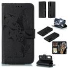 Feather Pattern Litchi Texture Horizontal Flip Leather Case with Wallet & Holder & Card Slots For Xiaomi Mi CC9e(Black) - 1