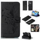 Feather Pattern Litchi Texture Horizontal Flip Leather Case with Wallet & Holder & Card Slots For Huawei P30 Lite(Black) - 1