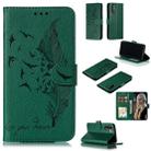 Feather Pattern Litchi Texture Horizontal Flip Leather Case with Wallet & Holder & Card Slots For Huawei P30 Pro(Green) - 1