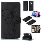 Feather Pattern Litchi Texture Horizontal Flip Leather Case with Wallet & Holder & Card Slots For Huawei Y6 (2019) / Honor Play 8A(Black) - 1