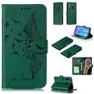 Feather Pattern Litchi Texture Horizontal Flip Leather Case with Wallet & Holder & Card Slots For Huawei Honor 10i / P Smart+ 2019 / Honor 20i / Honor 10 Lite(Green) - 1