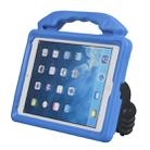 Shockproof EVA Thumb Bumper Case with Handle & Holder for iPad 9.7(Blue) - 1