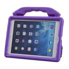 Shockproof EVA Thumb Bumper Case with Handle & Holder for iPad 9.7(Purple) - 1