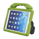 Shockproof EVA Thumb Bumper Case with Handle & Holder for iPad 9.7(Green) - 1