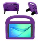 Shockproof EVA Bumper Case with Handle & Holder for Galaxy 8 inch(Purple) - 1