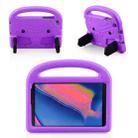 Shockproof EVA Bumper Case with Handle & Holder for Galaxy Tab A 8 (2019) P200 / P205(Purple) - 1