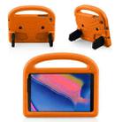 Shockproof EVA Bumper Case with Handle & Holder for Galaxy Tab A 8 (2019) P200 / P205(Orange) - 1