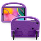 Shockproof EVA Bumper Case with Handle & Holder for Galaxy Tab A 10.1 T510 / T515(Purple) - 1