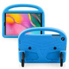 Shockproof EVA Bumper Case with Handle & Holder for Galaxy Tab A 10.1 T510 / T515(Blue) - 1