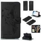 Feather Pattern Litchi Texture Horizontal Flip Leather Case with Wallet & Holder & Card Slots For Galaxy S10(Black) - 1