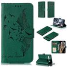Feather Pattern Litchi Texture Horizontal Flip Leather Case with Wallet & Holder & Card Slots For Galaxy S10 5G(Green) - 1