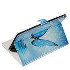 For  iPad Air 10.5 (2019) / iPad Pro 10.5 (2017) Colored Drawing Pattern Horizontal Flip PU Leather Case with Holder & Card Slots(Blue Butterfly) - 5