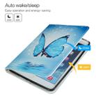 For  iPad Air 10.5 (2019) / iPad Pro 10.5 (2017) Colored Drawing Pattern Horizontal Flip PU Leather Case with Holder & Card Slots(Blue Butterfly) - 7