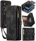 For iPhone 11 CaseMe-008 Detachable Multifunctional Horizontal Flip Leather Case with Card Slot & Holder & Zipper Wallet & Photo Frame (Black) - 1