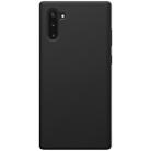 NILLKIN Flex Pure Series Solid Color Liquid Silicone Dropproof Protective Case for Galaxy Note 10 / Note 10 5G(Black) - 1