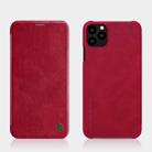 For iPhone 11 Pro NILLKIN  QIN Series Crazy Horse Texture Horizontal Flip Leather Case with Card Slot(Red) - 1