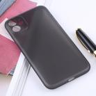 For iPhone 11 Ultra-thin Frosted PP Case(Black) - 1