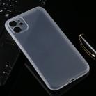 For iPhone 11 Ultra-thin Frosted PP Case(Transparent) - 1